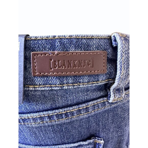 BLANKNYC Fulton RollUp Denim Cuttoff Shorts Distressed Sizes 24 25 27 28 31 Boho - Picture 9 of 14